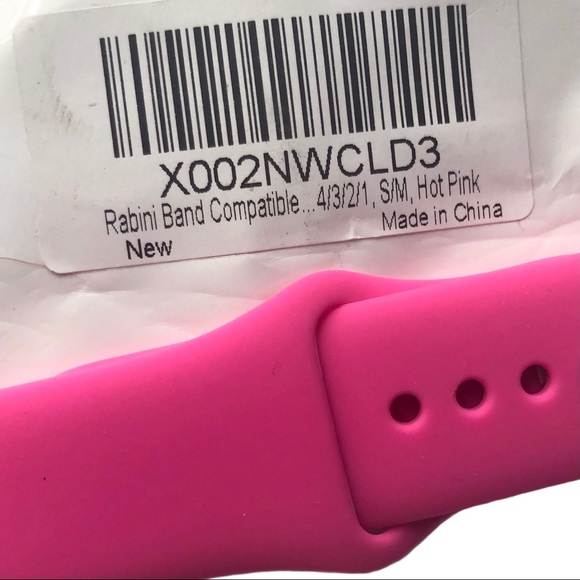 5/$20 NEW Barbie PiNK Silicone Sport Band Apple Watch 44/45mm S/M - Picture 7 of 9